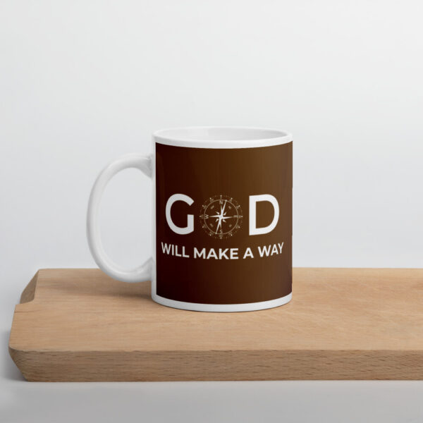 God Will Make A Way Mug - Brown - Image 6